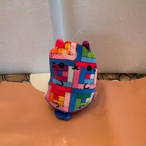 Colorful Patchwork Stuffed Animal Toy